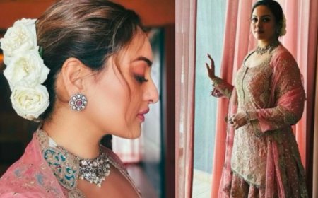 'हीरामंडी' के प्रोमो में शरारा सूट में सोनाक्षी का जलवा