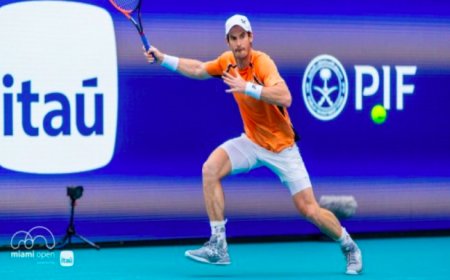 माटेओ बेरेटिनी को हराकर मियामी ओपन के दूसरे दौर में पहुंचे एंडी मरे