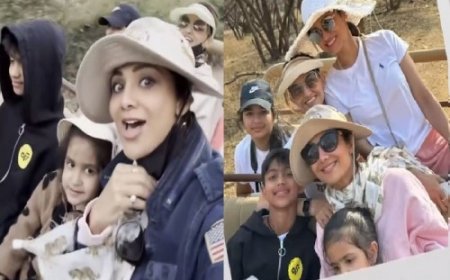 शिल्पा शेट्टी ने अपने परिवार के साथ की राजस्थान के रणथंभौर की सैर