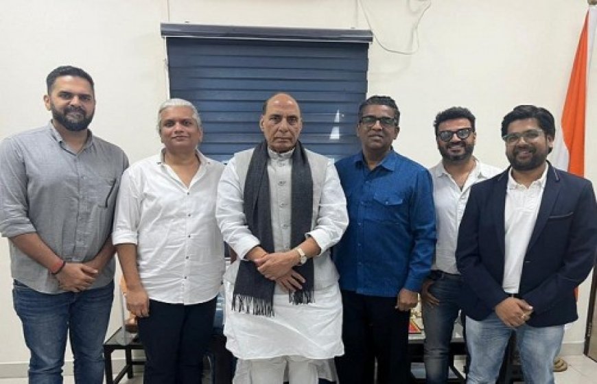 रक्षा मंत्री राजनाथ सिंह ने 'बैटल ऑफ नौशेरा' की टीम का बढ़ाया हौसला