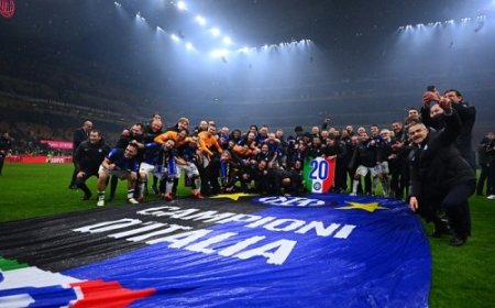 इंटर मिलान ने जीता अपना 20वां सीरी ए खिताब