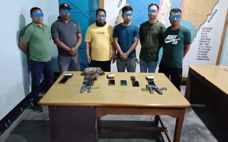 मणिपुर में छह आरपीएफ (पीएलए) कैडर गिरफ्तार