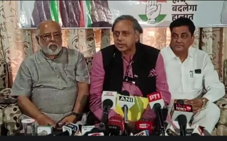 देश का संविधान बदलना चाहती है भाजपा: शशि थरूर