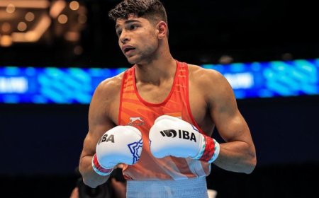 मुक्केबाजी विश्व क्वालीफायर: निशांत प्री क्वार्टर फाइनल में, ओटगोनबाटर को दो मिनट में हराया