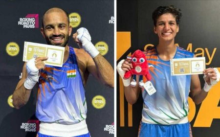 अमित पंघाल, जैस्मीन लाम्बोरिया ने पेरिस 2024 ओलंपिक कोटा हासिल किया