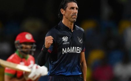 टी20 विश्व कप 2024: विसे के ऑलराउंड प्रदर्शन की बदौलत नामीबिया ने सुपर ओवर में ओमान को हराया