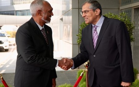 शपथ ग्रहण समारोह के लिए विदेशी राष्ट्राध्यक्षों का पहुंचना जारी, मालदीव के राष्ट्रपति मोइज्जू पहुंचे दिल्ली