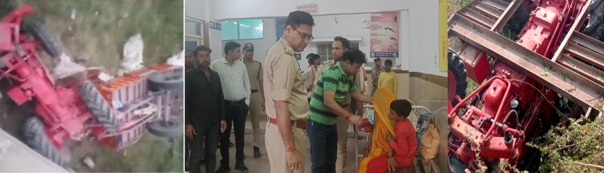 मध्य प्रदेश के दतिया में श्रद्धालुओं से भरी ट्रैक्टर ट्रॉली पुल से गिरी, पांच की मौत, 35 घायल