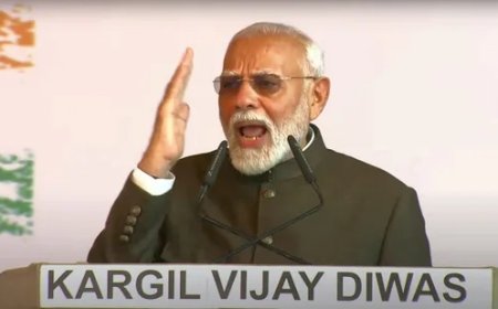 प्रधानमंत्री मोदी ने कारगिल विजय दिवस पर पाकिस्तान को दी कड़ी चेतावनी