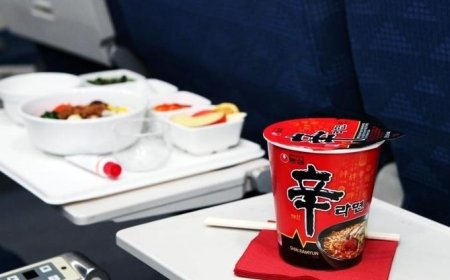 कोरियन एयर ने लंबी दूरी की उड़ानों में इंस्टेंट नूडल्स परोसना बंद किया