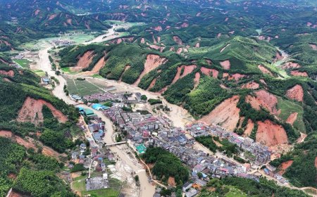 चीन के दक्षिणी प्रांत में टायफून गेमी से भारी बाढ़ और तबाही