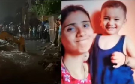 आखिरी  सांस  तक  मां  ने  नहीं  छोड़ा  बेटे  का  हाथ !