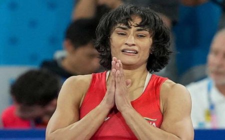 विनेश फोगाट का सन्यास: ओलंपिक से अयोग्य घोषित होने के बाद कुश्ती से अलविदा