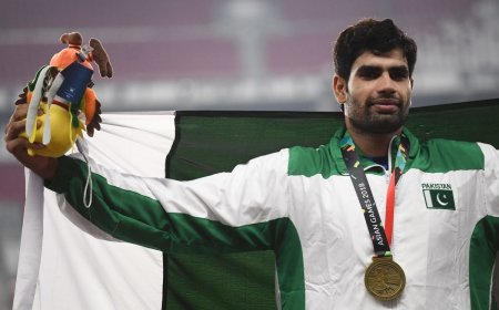 ओलंपिक 2024 में अरशद नदीम ने भाला फेंक में जीता स्वर्ण पदक