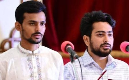 आंदोलन को बरकरार रखने में एहम भूमिका निभाने वाले 2 बांग्लादेशी छात्र कार्यकर्ता युनुस सरकार में मंत्री