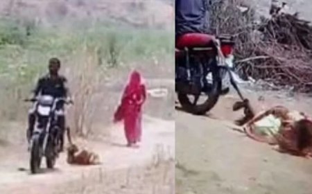 राजस्थान के नागौर में महिला को बाइक से घसीटने की घिनौनी घटना