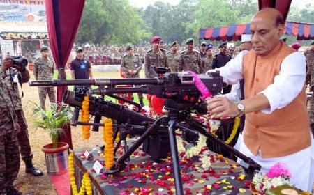 रक्षा मंत्री राजनाथ सिंह बोले, देश की आन-बान-शान पर नहीं आने देंगे आंच
