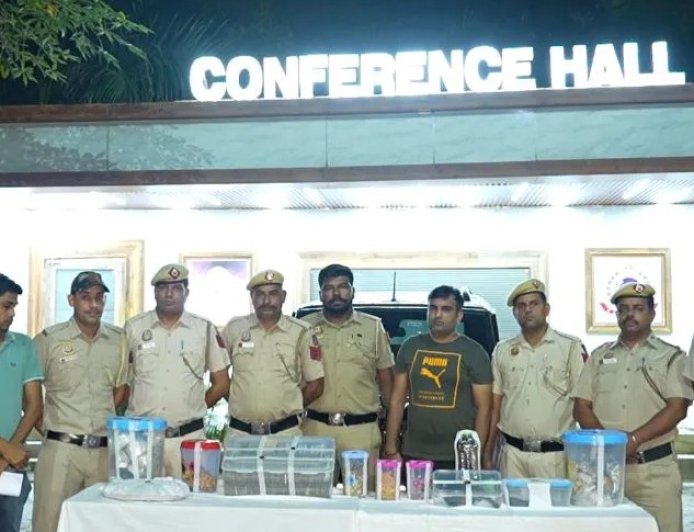 दिल्ली-एनसीआर में गैंगस्टर्स पर पुलिस का शिकंजा: 58 ठिकानों पर छापेमारी, हथियार, कैश और लग्ज़री SUV बरामद