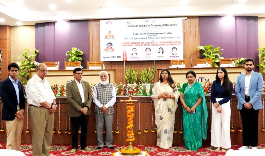 आईआईटीएम ने “ड्राइविंग इनोवेशन एंड सस्टेनेबिलिटी: मैनेजमेंट, इकॉनोमिक्स, बिज़नेस, सोशल साइंस और एंटरप्रेन्योरशिप” पर एआईसीटीई प्रायोजित राष्ट्रीय सम्मेलन का सफल आयोजन किया