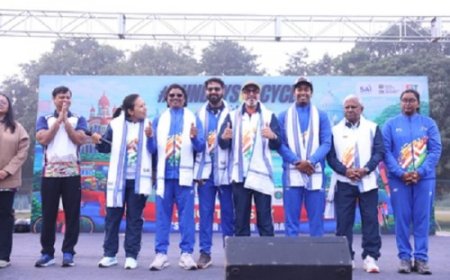 'फिट इंडिया संडे ऑन साइकिल 2025' का समापन, दीपिका कुमारी और अतानु दास जैसे एथलीट रहे शामिल