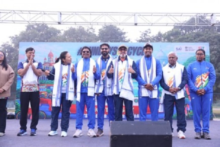 'फिट इंडिया संडे ऑन साइकिल 2025' का समापन, दीपिका कुमारी और अतानु दास जैसे एथलीट रहे शामिल