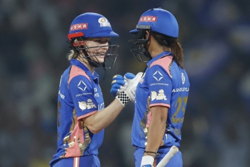 डब्ल्यूपीएल: हरमनप्रीत कौर ने खेली कप्तानी पारी, मुंबई इंडियंस ने गुजरात जायंट्स को 7 विकेट से हराया