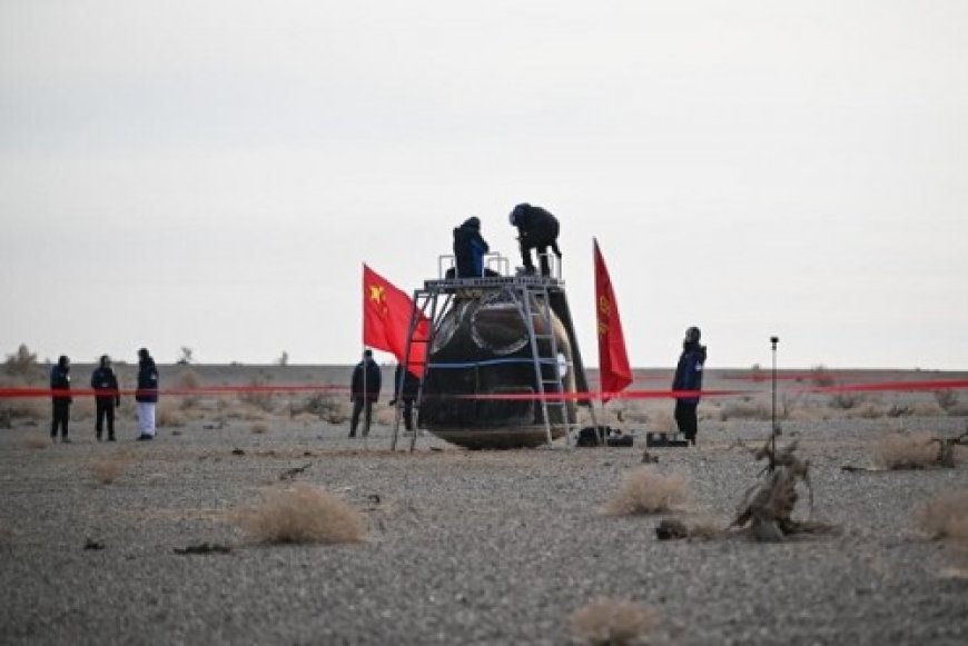 शेनचो-20 अंतरिक्ष यान तोंगफेंग लैंडिंग साइट पर सुरक्षित और सफलतापूर्वक लौटा