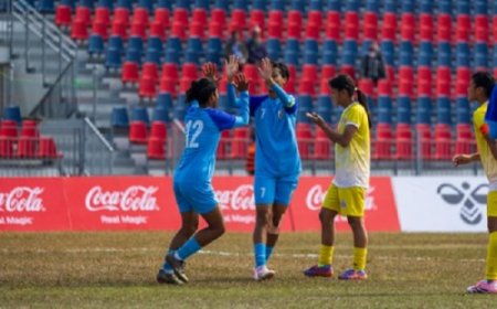 सैफ अंडर-19 विमेंस चैंपियनशिप: भारत ने भूटान को 8-0 से रौंदा, फाइनल में बांग्लादेश से होगी भिड़ंत