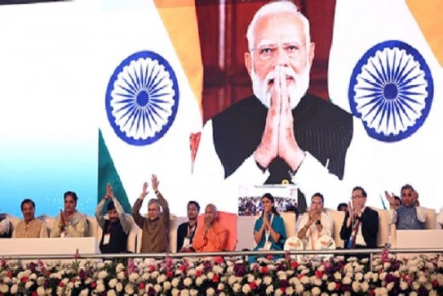 प्रधानमंत्री नरेंद्र मोदी ने किया इंडिया चिप लिमिटेड फैक्ट्री का भूमि पूजन, कहा- 'सेमीकंडक्टर इकोसिस्टम का बड़ा सेंटर बनेगा यूपी'