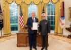 डोनाल्ड ट्रंप ने तरणजीत सिंह संधू को दिल्ली के उपराज्यपाल बनने पर दी बधाई