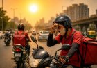 दिल्ली-एनसीआर में बढ़ी गर्मी की मार: गिग वर्कर्स के लिए खतरा, दोपहर में काम रोकने की मांग