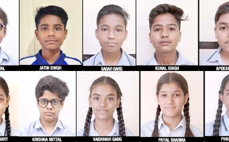 रमनलाल शोरावाला पब्लिक स्कूल के छात्रों का शानदार प्रदर्शन, कक्षा 10 में 95% तक अंक हासिल