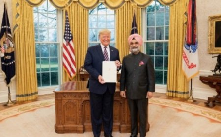डोनाल्ड ट्रंप ने तरणजीत सिंह संधू को दिल्ली के उपराज्यपाल बनने पर दी बधाई