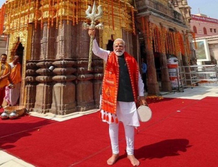 भगवान भोलेनाथ, मां अन्नपूर्णा एवं मां गंगा के दर्शन का सौभाग्य, काशी की जनता को नमन : पीएम मोदी