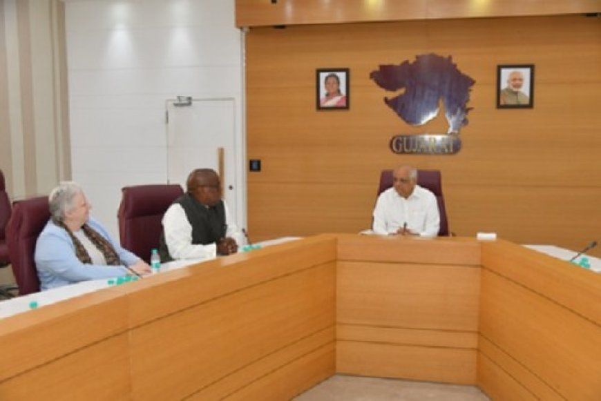 भूपेंद्र पटेल ने कॉमनवेल्थ गेम्स 2030 के लिए पहली बार गुजरात आए प्रतिनिधिमंडल से मुलाकात की