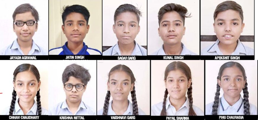 रमनलाल शोरावाला पब्लिक स्कूल के छात्रों का शानदार प्रदर्शन, कक्षा 10 में 95% तक अंक हासिल