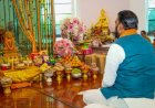 बिहार के मुख्यमंत्री ने बुद्ध पूर्णिमा के अवसर पर विष्णुपद मंदिर में की पूजा-अर्चना