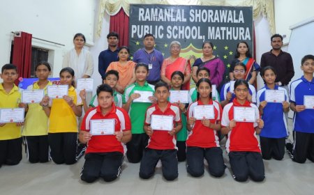 अंतर सदन इंग्लिश लिटरेचर क्विज में छात्रों का शानदार प्रदर्शन, गांधी हाउस अव्वल