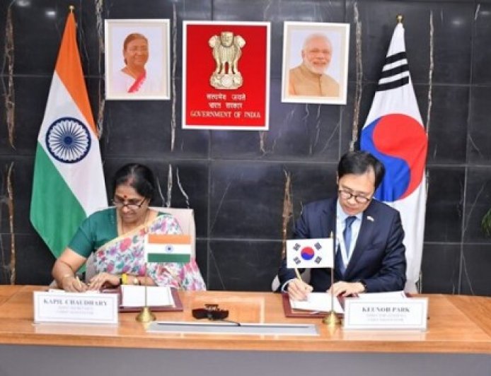 भारत-दक्षिण कोरिया ने सीईपीए अपग्रेड में डिजिटल ट्रेड और सप्लाई चेन पर बातचीत के लिए उप-समूह बनाए