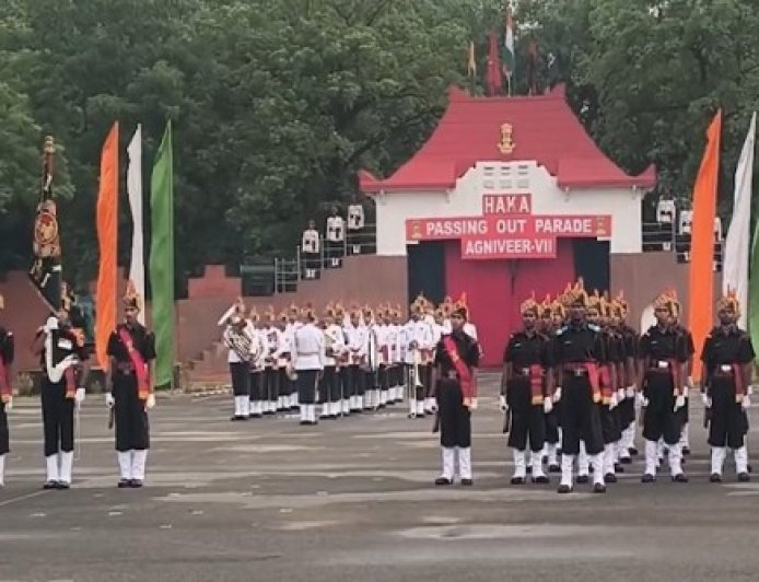 दानापुर में 1025 अग्निवीर हुए पासआउट; बिहार रेजिमेंट के 7वें बैच ने पूरा किया कठिन प्रशिक्षण