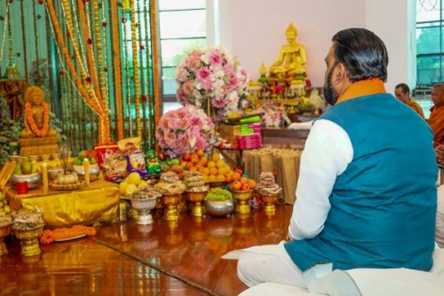 बिहार के मुख्यमंत्री ने बुद्ध पूर्णिमा के अवसर पर विष्णुपद मंदिर में की पूजा-अर्चना