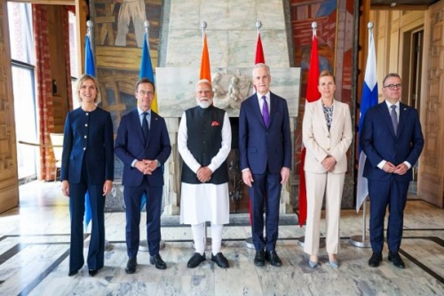 व्यापार समझौतों से भारत-नॉर्डिक देशों के साथ संबंधों में नए स्वर्णिम युग की शुरुआत होगी: पीएम नरेंद्र मोदी