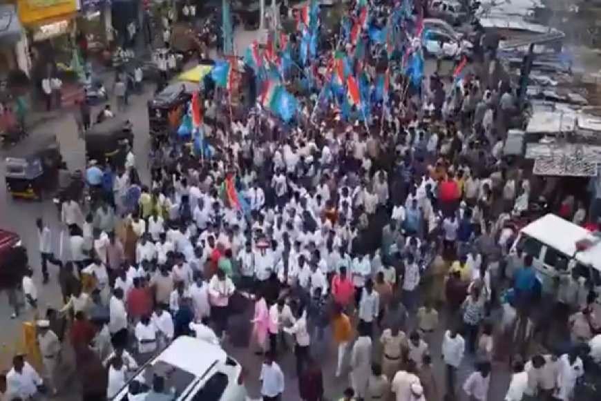 NEET-UG परीक्षा विवाद पर चित्रदुर्ग में छात्रों का विरोध, निष्पक्ष जांच की मांग तेज