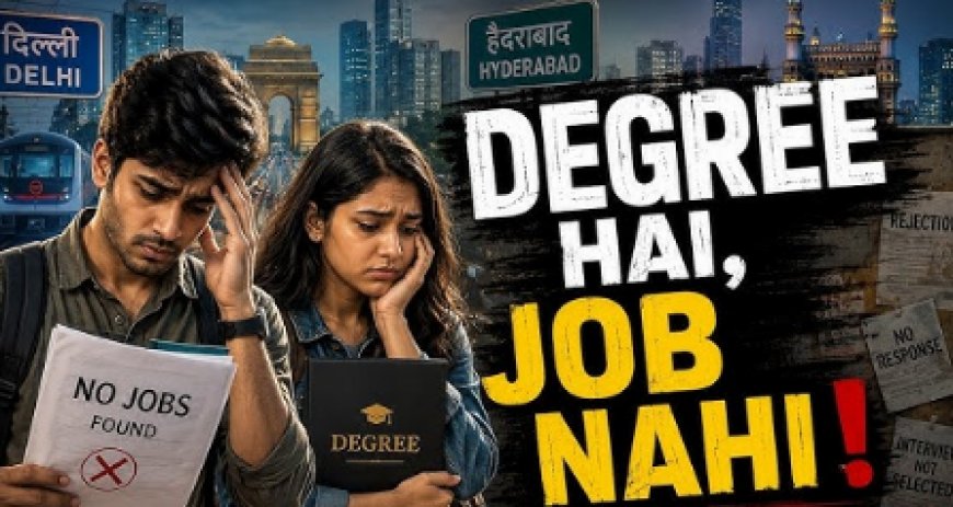 डिग्री है, नौकरी नहीं: आखिर युवाओं की सबसे बड़ी चिंता क्या है?