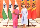 राष्ट्रपति मुर्मु ने चिसीनाउ में प्रेसिडेंट सैंडू से की मुलाकात, दोनों देशों में सहयोग गहरा करने के तरीकों पर हुई चर्चा