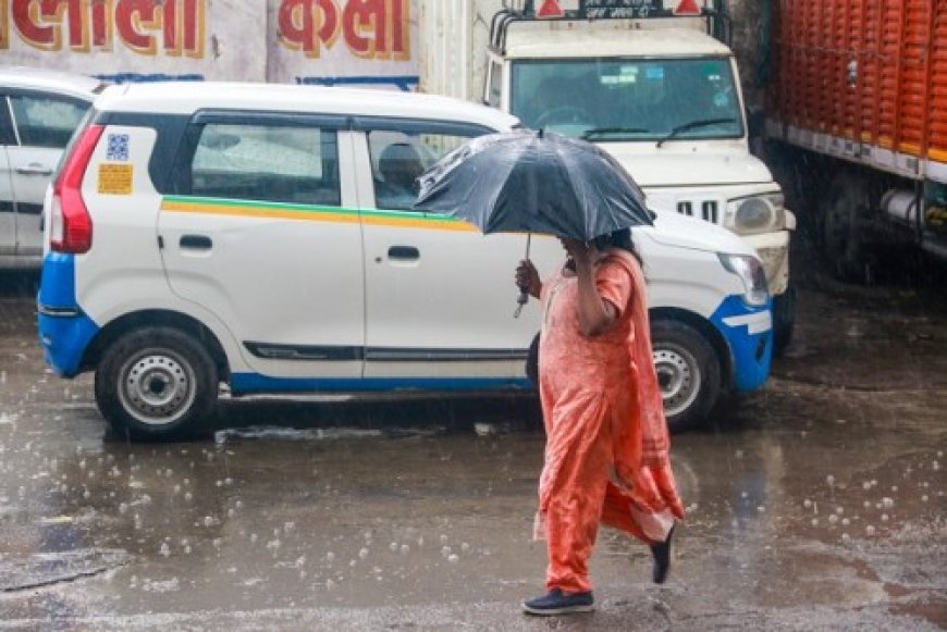 दिल्ली-एनसीआर में कमजोर मानसून की दस्तक, हल्की से मध्यम बारिश का सिलसिला जारी, 6 जुलाई के लिए ऑरेंज अलर्ट