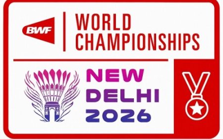 बीडब्ल्यूएफ वर्ल्ड चैंपियनशिप2026 : 17 से 23 अगस्त के बीच नई दिल्ली में प्रतियोगिता, जानिए शेड्यूल