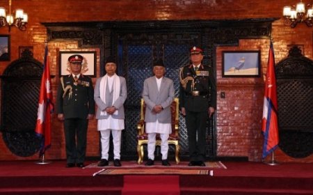 नेपाल के राष्ट्रपति रामचंद्र पौडेल ने जनरल धीरज सेठ को प्रदान की नेपाली 'जनरल' की मानद रैंक