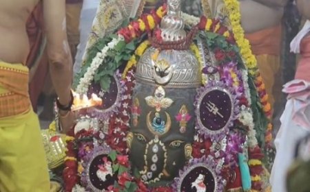 गणेश स्वरूप में सजे बाबा महाकाल, भांग-चंदन से किया गया भव्य शृंगार