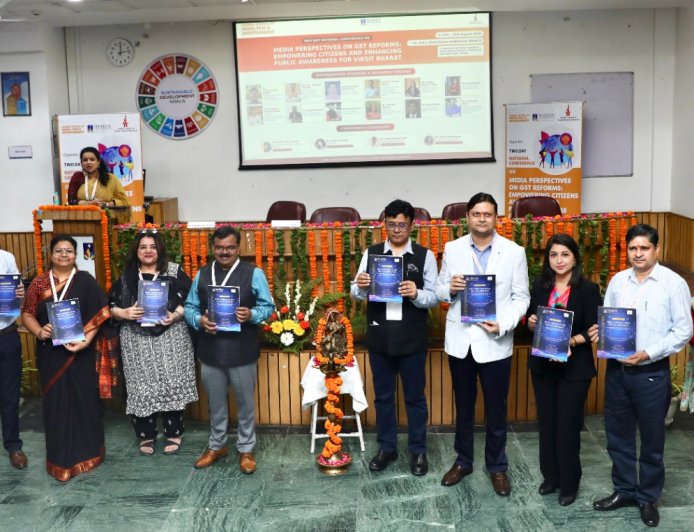 मीडिया के नजरिए से GST सुधारों पर शारदा विश्वविद्यालय में राष्ट्रीय सम्मेलन, विकसित भारत के लिए जन-जागरूकता पर जोर